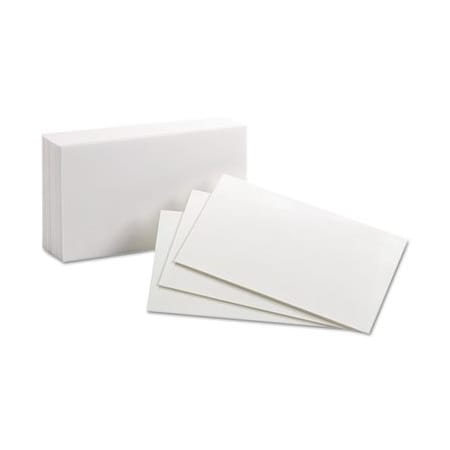 Tops Business Forms Oxford, Unruled Index Cards, 3 X 5, White, 100PK 30